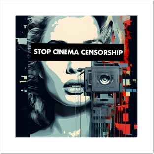 Stop Cinema Censorship - Movies - Pop Culture - Film - Projector Posters and Art